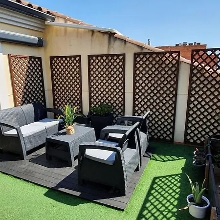 Benicassim Sunhouse - Hermoso Atico En El Pueblo - Aire Acondicionado Y Bbq Area Buitenkant foto